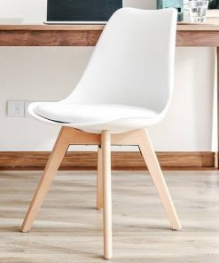 ghễ chân gỗ eames